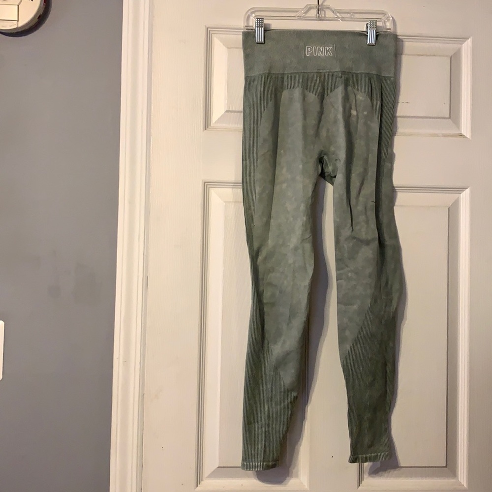 Pink by VS Sage Green Leggings
